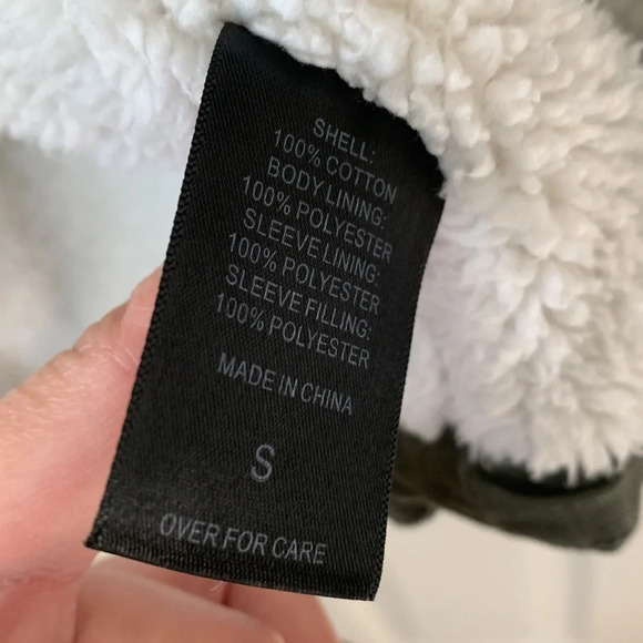 Forever21 Utility Preppy Hooded Jacket Army Green Small - Picture 3 of 5